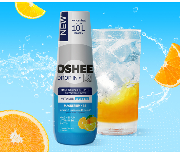 OSHEE Koncentrat napoju DROP IN pomarańcza-cytryna + magnez 500 ml - 1546750 - zdjęcie 4